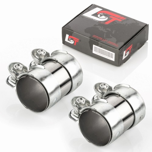 Double clamp pipe connector - double,